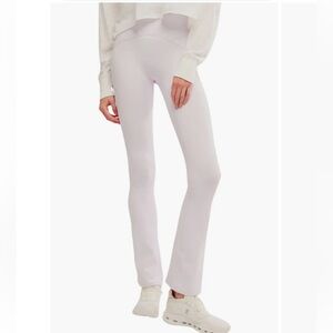 NWT Free People Movement Mountain Blazing Pocket Flare Leggings rose quartz